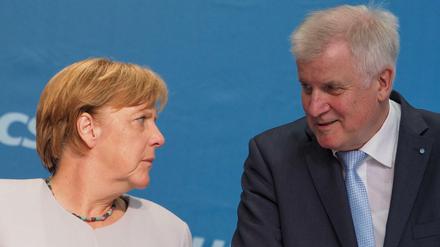 "Intensivst vorbereitet": CSU-Chef Horst Seehofer braucht eine Einigung mit Kanzlerin Angela Merkel.
