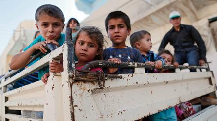 Diese syrischen Kinder wurden in die Türkei gebracht.