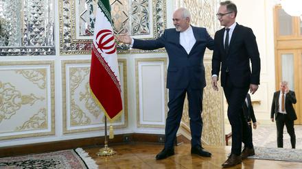 Wegweisend? Mohammed Dschawad Sarif, Außenminister des Iran, empfängt seinen deutschen Amtskollegen Heiko Maas.
