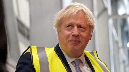 Unter Druck. Der britische Premierminister Boris Johnson bei einem Besuch in Blackpool.