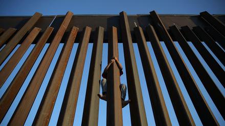 Große Unsicherheit: Ein Kind an der US-Grenze zu Mexiko.