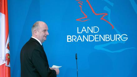 Wie lang ist das noch seine Bühne? Dietmar Woidke, Ministerpräsident von Brandenburg, SPD.