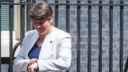 Zeit zu gehen. Die nordirische Regierungschefin Arlene Foster tritt zurück.