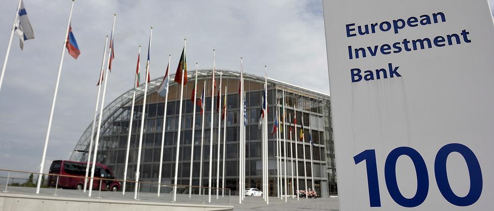 Die Europäische Investitionsbank (EIB) mit Sitz in Luxemburg.