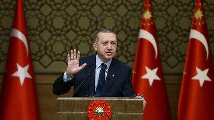 Der türkische Präsident Recep Tayyip Erdogan bringt erneut das Thema der Visaliberalisierung ins Spiel.