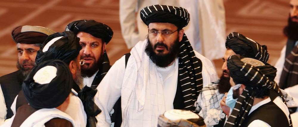 2020 verhandelten die Taliban mit der afghanischen Regierung über eine Friedensvereinbarung. 
