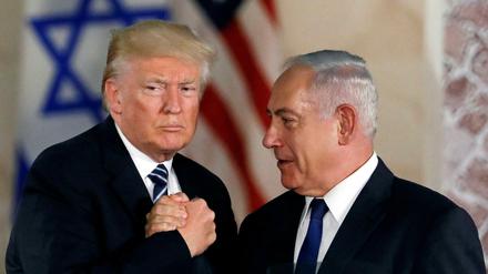 Israels Premier Netanjahu (r.) wird am Dienstag von US-Präsident Trump empfangen.