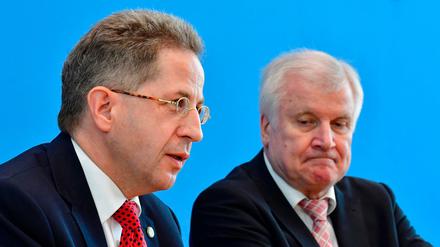 Verfassungsschutzchef Hans-Georg Maaßen und Innenminister Horst Seehofer (CSU) 