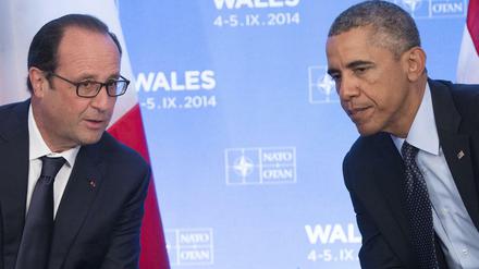 Vertrauensvolle Partner? Frankreichs Präsident Francois Hollande und US-Präsident Barack Obama konnten sich nicht darauf einigen, dass Washington seinen Geheimdienst NSA zurückpfeift.