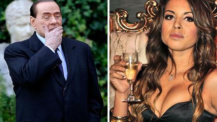 Silvio Berlusconi und Ruby.