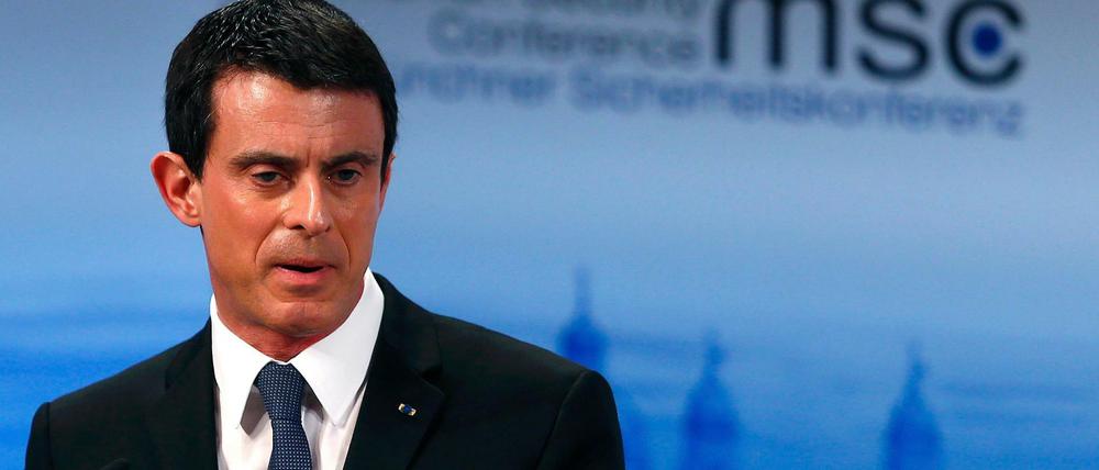 Der Französische Premier Manuel Valls erklärte auf der Sicherheitskonferenz in München, dass Frankreich nicht mehr Flüchtlinge als geplant aufnehmen werde.
