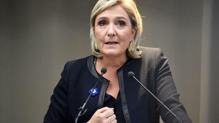 Die Chefin des Front National, Marine Le Pen.
