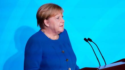 Angela Merkel beim UN-Klimagipfel