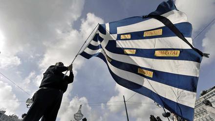 In Athen protestieren viele Bürger gegen den Sparkurs der Regierung. 