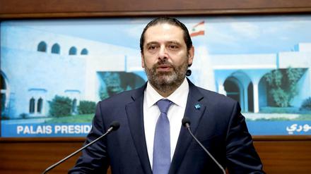 Will zurücktreten: Saad Hariri, Ministerpräsident des Libanon