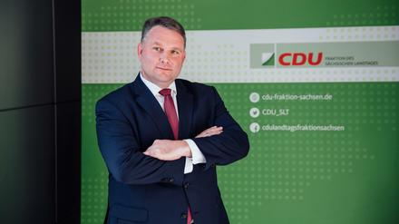 Christian Hartmann steht der CDU-Fraktion im Landtag von Sachsen vor.