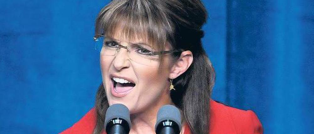 Sarah Palin beansprucht eine Führungsrolle bei den Republikanern. Doch die Hälfte der Amerikaner hat heute ein negatives Bild von ihr.