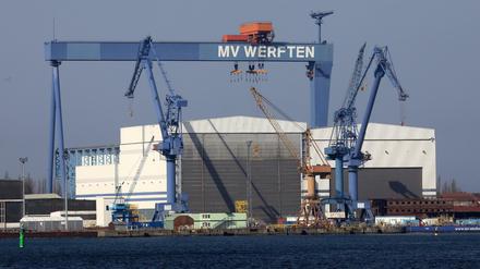 Die MV Werften hatten im Januar Insolvenz angemeldet.