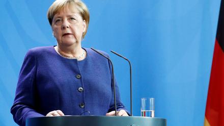 Bundeskanzlerin Angela Merkel (CDU) am Dienstag in Berlin.