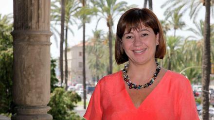 Francina Armengol als Regierungschefin der Balearischen Inseln. 