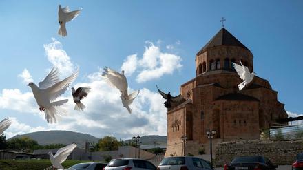 Wer oder was kann Frieden bringen in die Konfliktregion Berg-Karabach (Archivfoto aus Stepanakert, Aserbaidschan).