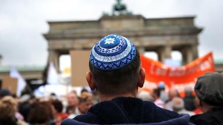 Kundgebung gegen Antisemitismus in Berlin 