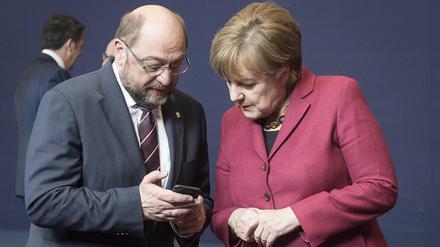 Wer wählt uns denn da? Die Anhänger von Kanzlerin Merkel und Kandidat Schulz sind sich sozial und ökonomisch durchaus nahe. 