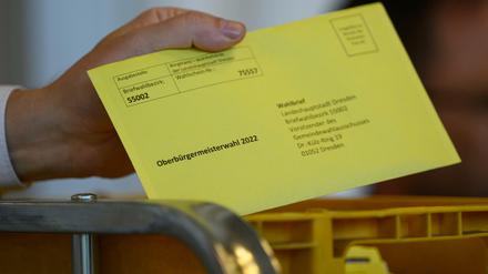 In Dresden wird im Juli noch einmal gewählt werden.