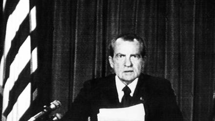 Der Watergate-Skandal, der 1972 begann, brachte US-Präsident Richard Nixon zwei Jahre später zu Fall.