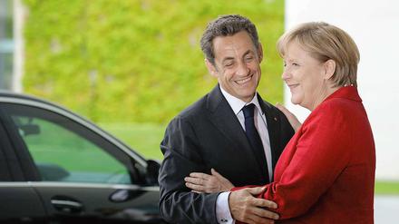 Verbündet - aber nicht immer einig: Nicolas Sarkozy und Angela Merkel.