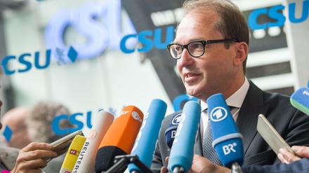 Als Schicksalsgemeinschaft bezeichnet Alexander Dobrindt (CSU) die Union.