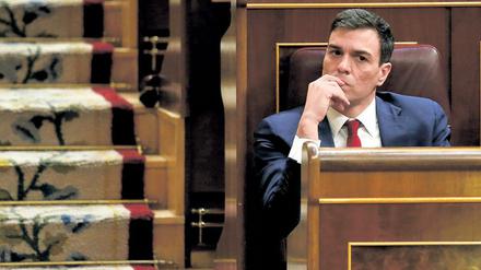 Spaniens Regierungschef Pedro Sánchez muss abwarten, wie am 23. Juli abgestimmt wird.
