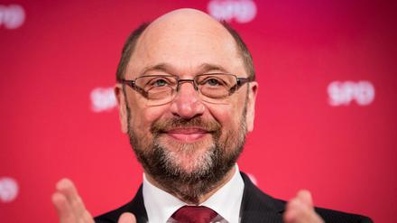 Der designierte SPD-Kanzlerkandidat Martin Schulz liegt zurzeit in Umfragen elf Punkte vor Bundeskanzlerin Angela Merkel (CDU).