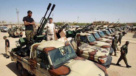 Rebellenführer Khalifa Haftar könnte als gekränkter Wahlverlierer seine Kämpfer gegen den Wahlsieger mobilisieren, befürchten Beobachter.