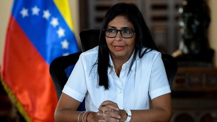 Auch gegen die Vize-Präsidentin von Venezuela, Delcy Rodriguez, hat die EU nun Sanktionen verhängt.