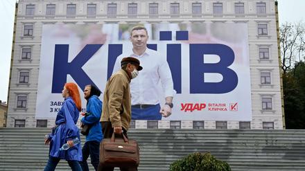 Die Ärmel aufgekrempelt: Vitali Klitschko, Kiews Bürgermeister.