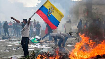 In Ecuador gab es schwere Zusammenstöße Demonstranten und Sicherheitskräften.