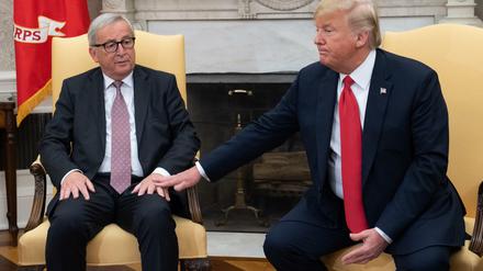 Mögen sich: Jean-Claude Juncker und Donald Trump.