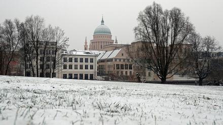 An diesem Wochenende soll es in Potsdam wieder schneien. 