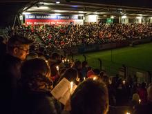 Weihnachtssingen im Babelsberger Stadion: Bis zu 7000 Kerzen sollen im Karli leuchten