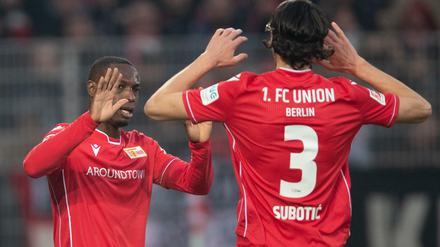 Jubel gegen den Ex-Klub? Anthony Ujah und Neven Subotic treffen mit dem 1. FC Union auf Köln.