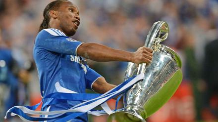 2012 schoss Didier Drogba den FC Chelsea in München zum Titel.