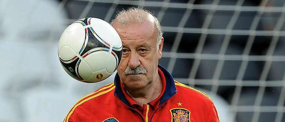 Vater des Erfolgs: Spaniens Nationaltrainer Vicente Del Bosque.