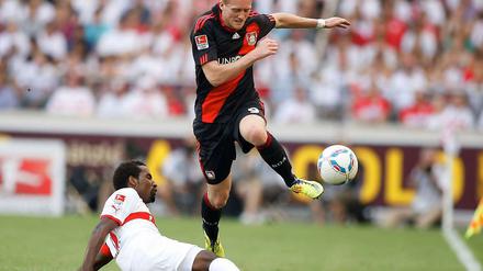 Bayer Leverkusen war im Spiel gegen den VfB Stuttgart die durchsetzungsfähige Mannschaft.