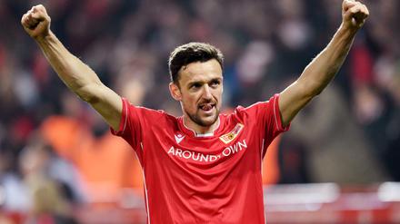 Derbysieger. Unions Christian Gentner nahm das 1:0 gegen Hertha gerne mit, nun warnt er vor Mainz.