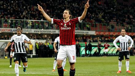 Bald wieder im Trikot des AC Mailand: Zlatan Ibrahimovic.