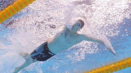 Florian Wellbrock gewinnt Silber über 800 Meter bei der Schwimm-WM in Budapest.