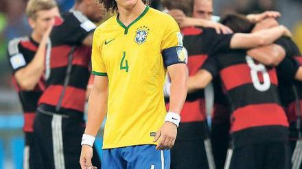 Kreis der Geschichte. David Luiz betrauert Brasiliens höchste Niederlage.