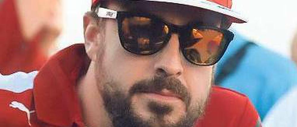 Entspannt in Austin. Alonso pokert um eine hohe Ablöse von Ferrari. Foto: AFP