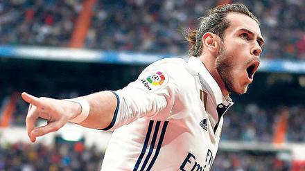 Atleticos Albtraum. Reals Gareth Bale fügte dem Madrider Rivalen in der Champions League schon einige empfindliche Niederlagen zu. Nun fehlt der Waliser verletzt.